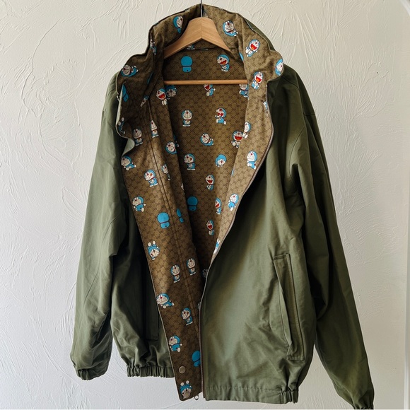 Gucci x Doraemon 50th Anniversary GG Reversible Jacket - Picture 2 of 10